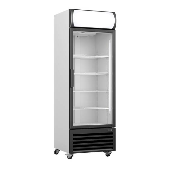 453-1004.jpg SARO Kühlschrank, Glastür + Werbetafel, GTK 370 – Bild 1