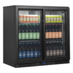 Tefcold Backbar-Kühlschrank BA21S, Schwarz, EEK A – Bild 2