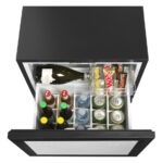 Tefcold Minibar-Schubladenkühlschrank TD50C, Schwarz, EEK G – Bild 2