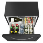 Tefcold Minibar-Schubladenkühlschrank TD50A, Schwarz, EEK G – Bild 2