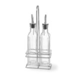 Hendi Menage Essig und Öl, 2x0,237L, 0,47L, 115x60x(H)325mm