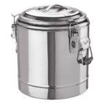 Essentials Thermospeisetransportbehälter, 35 ltr., Ø 40 cm, Chromnickelstahl
