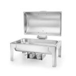 Hendi Chafing Dish GN 1/1, Spiegelglanz, Profi Line, 9L, 570x405x(H)320mm – Bild 4