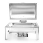 Hendi Chafing Dish GN 1/1, Spiegelglanz, Profi Line, 9L, 570x405x(H)320mm – Bild 5