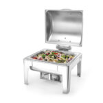 Hendi Chafing Dish GN 2/3, Spiegelglanz, Profi Line, 6L, 395x405x(H)320mm – Bild 2