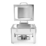 Hendi Chafing Dish GN 1/2, Satiniert, Profi Line, 4L, 365x370x(H)280mm – Bild 3