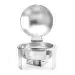 Hendi Chafing Dish rund, satiniert, Profi Line, 6L, 465x420x(H)320mm – Bild 5