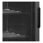 Tefcold Vitrinen-Gefrierschrank, Linksanschlag UFSC371G Black L/H, Schwarz, EEK C – Bild 2
