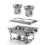 Hendi Aufsatzadapter für 2 Bain-Marie Töpfe, Aufsatz, GN 1/1, 530x325x(H)30mm – Bild 2