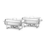 Hendi Chafing Dish Gastronorm 1/1, Kitchen Line, 9L, 2 Stk., 600x358x(H)295mm