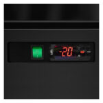 Tefcold Glastürgefrierschrank Atom Maxi F3DB, Schwarz RAL9005, EEK D – Bild 4