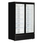 Tefcold Displaykühlschrank Atom Maxi C2DB, Schwarz RAL9005, EEK B