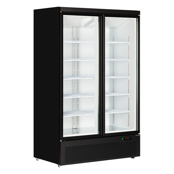47535-Atom-Maxi-C2DB.jpg Tefcold Displaykühlschrank Atom Maxi C2DB, Schwarz RAL9005, EEK B – Bild 1