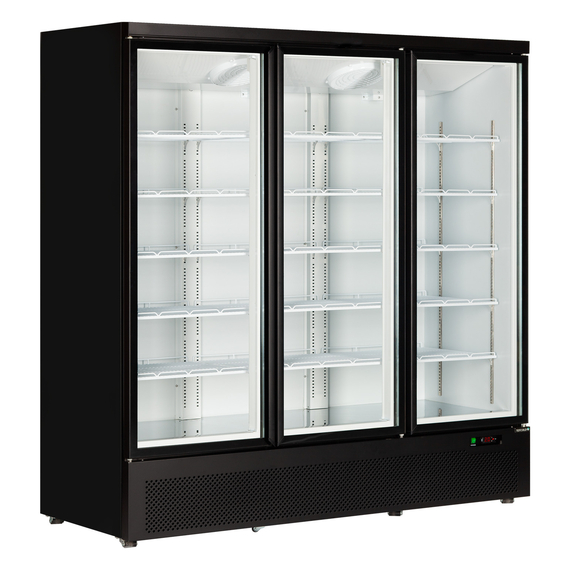 47537-Atom-Maxi-C3DB.jpg Tefcold Displaykühlschrank Atom Maxi C3DB, Schwarz RAL9005, EEK B – Bild 1