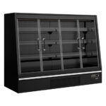 Tefcold Supermarkt-Multideck-Kühlschrank Galaxy+ GPL20FGD Black, Schwarz RAL9005, EEK B
