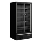 Tefcold Supermarkt-Multideck-Kühlschrank Galaxy+ GP10FGD Maxi Black, Schwarz RAL9005, EEK B