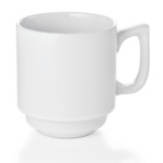 Essentials Becher Set, Ø 8 cm, 250 ml, Set á 6 Stück, Porzellan