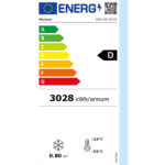 SARO Tiefkühlschrank, Glastür -weiß, ACE 430 CS PV – Bild 2