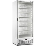 SARO Tiefkühlschrank mit Glastür Modell MM5 NPV, weß