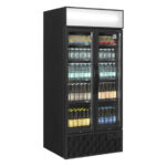 Tefcold Display-Kühlschrank in Schwarz FSC891H Black, Schwarz RAL9005, EEK C – Bild 2