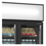 Tefcold Display-Kühlschrank in Schwarz FSC891H Black, Schwarz RAL9005, EEK C – Bild 3