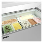 Tefcold Speiseeisvitrine IC301SCE+SO, Weiß, EEK D – Bild 3
