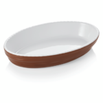 Was Germany Backform, 24 x 14 x 4,5 cm, braun, Porzellan
