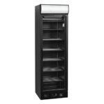 Tefcold Displaygefrierschrank in Schwarz UFSC371GCP Black, EEK C