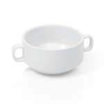 Essentials Suppentasse Set, mit Henkelgriffen, 260 ml, Set á 6 Stück, Porzellan