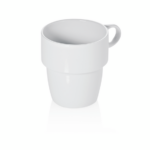 Was Germany Becher Set, konisch, Ø 8 cm, 250 ml, Set á 6 Stück, Porzellan
