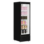 Tefcold Glastürgefrierschrank Atom Maxi F1DB, Schwarz RAL9005, EEK C – Bild 2