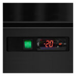 Tefcold Glastürgefrierschrank Atom Maxi F1DB, Schwarz RAL9005, EEK C – Bild 4