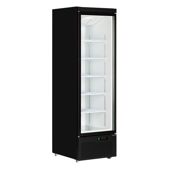 49846-Atom-Maxi-C1DB.jpg Tefcold Displaykühlschrank Atom Maxi C1DB, Schwarz RAL9005, EEK B – Bild 1