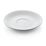 Was Germany Caffè Latte Untertasse Set ITALIA WHITE, für 4999 035, Set á 6 Stück, Porzellan