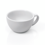 Was Germany Cappuccino Obertasse Set ITALIA WHITE, 200 ml, Set á 6 Stück, Porzellan