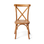 Feros Crossback – Stapelstuhl, Holz/Hellbraun – Bild 3