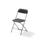 Feros Budget – Klappstuhl, Grau/Schwarz