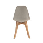 Feros Keeve – Stapelstuhl Gepolstert, Holz/Beige – Bild 4