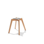 Feros Keeve – Stapelstuhl Gepolstert, Holz/Beige – Bild 7