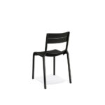 Feros Calor – Stapelstuhl, Schwarz – Bild 2