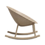 Barths Qosy - Outdoor-Schaukelstuhl, Sand – Bild 3
