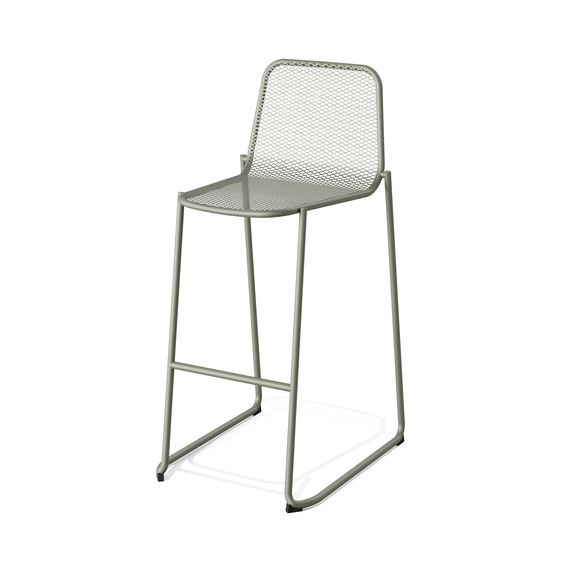 50872-mase-barchair-green-1.jpg Feros Mase – Stapelbarer Barstuhl, Grün – Bild 1