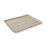 AmerBox Serviertablett aus Melamin mit Holzoptik , Holz hell, 370x530mm