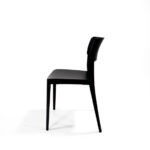 Feros Wing – Stapelstuhl, Schwarz – Bild 5
