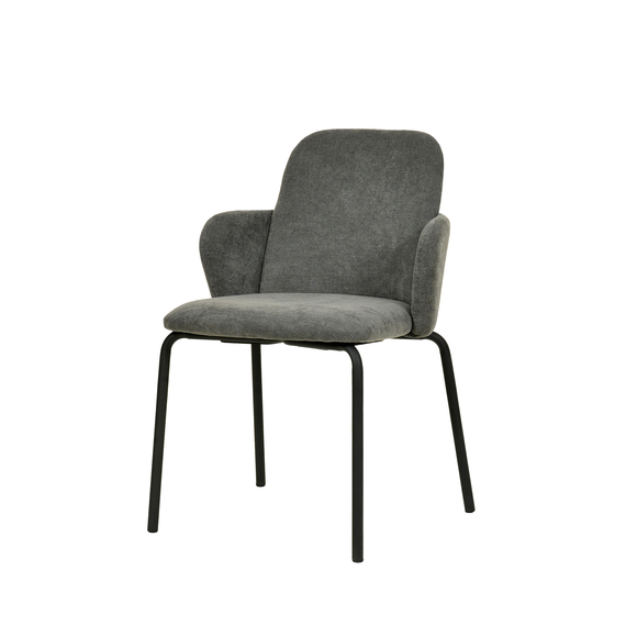 51008-paddy-chair-darkgrey-1.jpg Feros Paddy – Stapelstuhl, Dunkelgrau – Bild 1