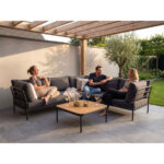 Barths Bordeaux - Lounge-Set, Anthrazit – Bild 3
