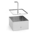 Hendi Speiseringe und Stampfer, quadratisch, Speisering, 81x81x(H)45mm – Bild 4