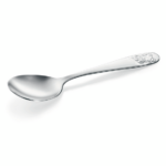 Was Germany Kinderlöffel Set AMELIE, 14 cm, Motiv: Bär, Set á 12 Stück, Chromnickelstahl 18/10