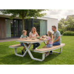Barths Buddy - Picknicktisch, Polywood - Sand – Bild 3