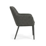 Barths Belfort - Dining Stuhl mit Armlehne, Anthrazit – Bild 3